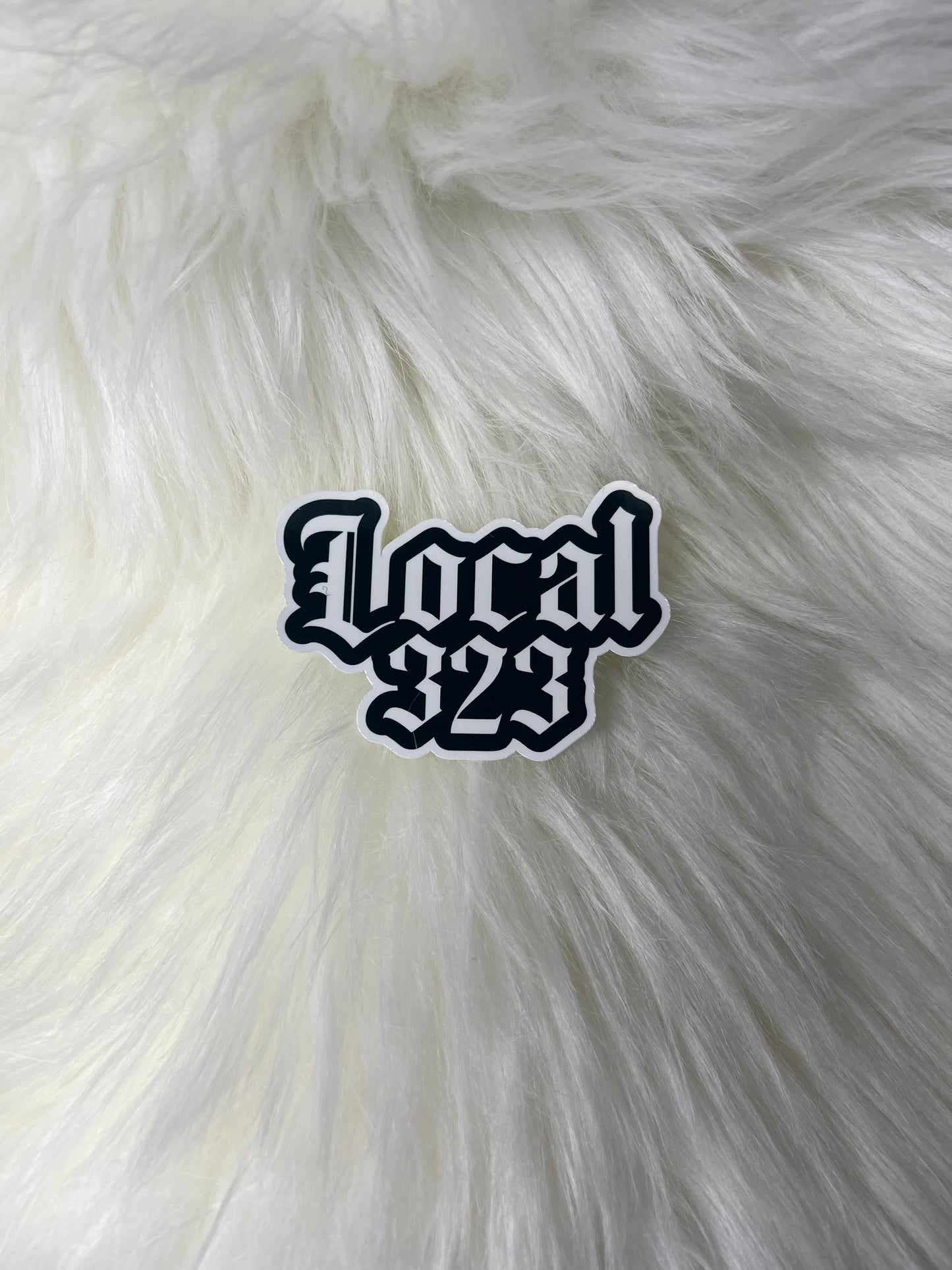 Local 323 sticker