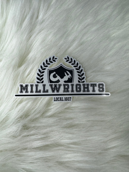 University Millwright Local 1607 Sticker