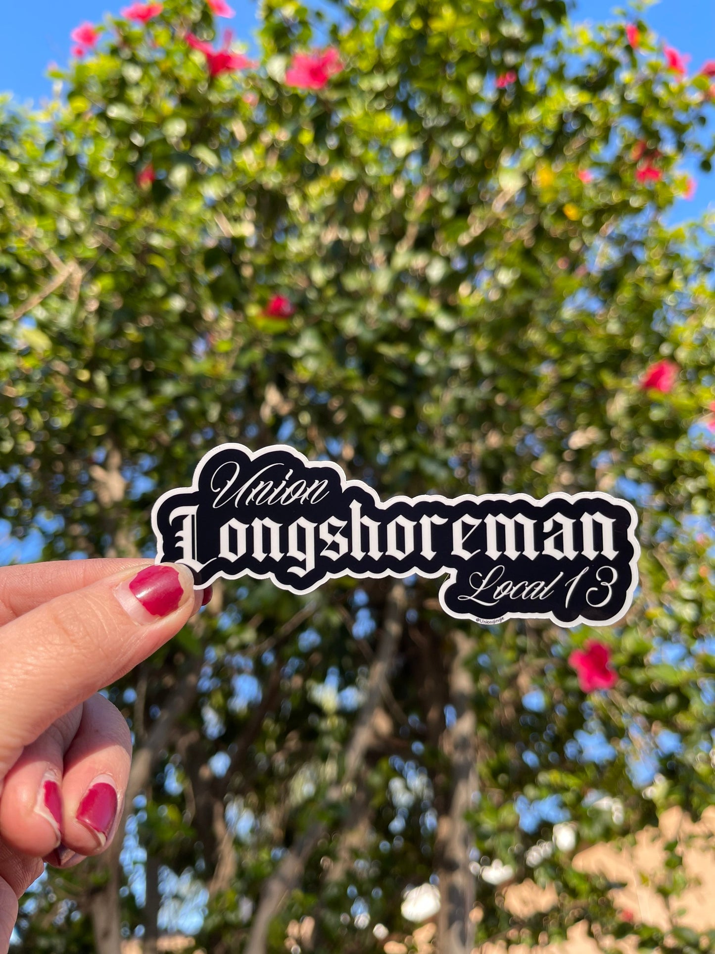 Union longshoreman local 13 sticker