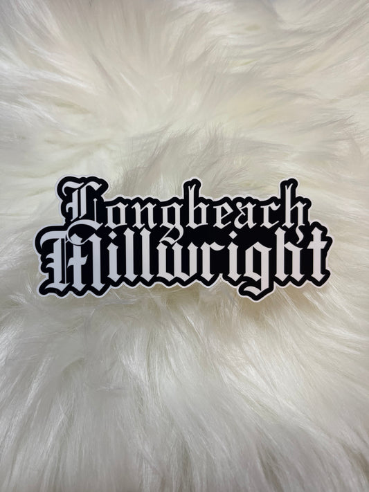 Long Beach city Millwright sticker