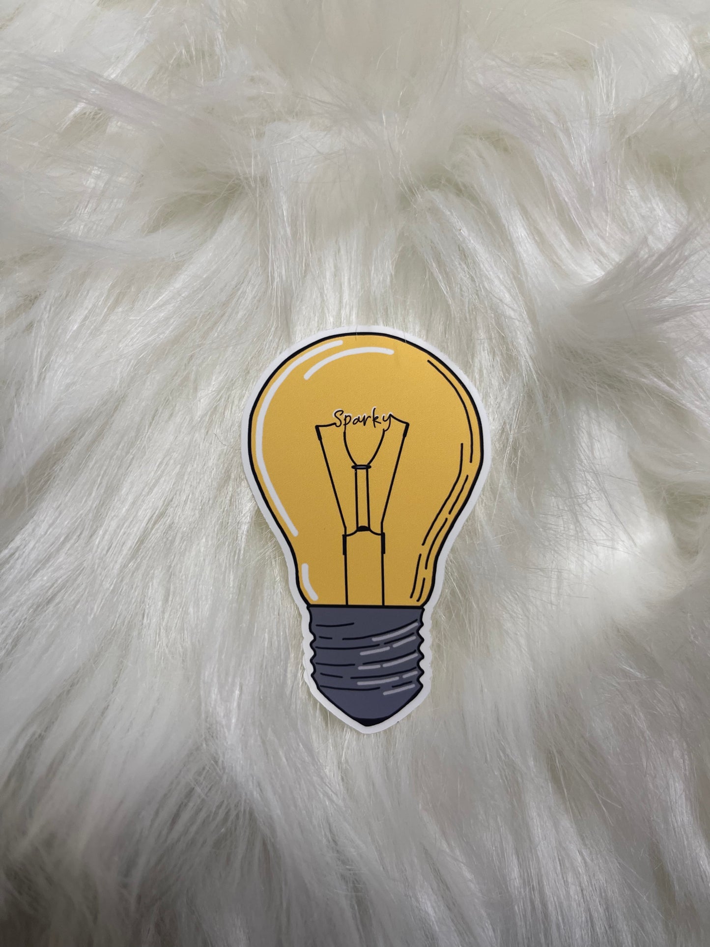 Sparky Lightbulb Sticker